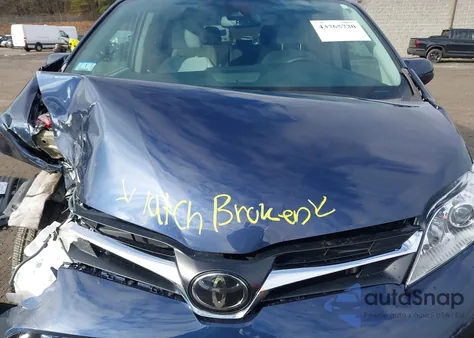 2020 Toyota Sienna Le z USA, uszkodzony, nr VIN 5TDJZ3DC4LS251363